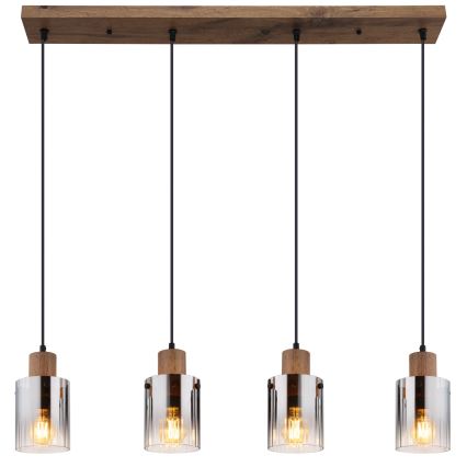 Globo - Lustră suspendată pe cablu 4xE27/40W/230V