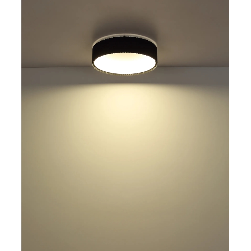 Globo - Plafonieră LED/45W/230V 2700/4000/6000K Ø 46 cm neagră