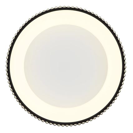 Globo - Plafonieră LED/45W/230V 2700/4000/6000K Ø 46 cm neagră