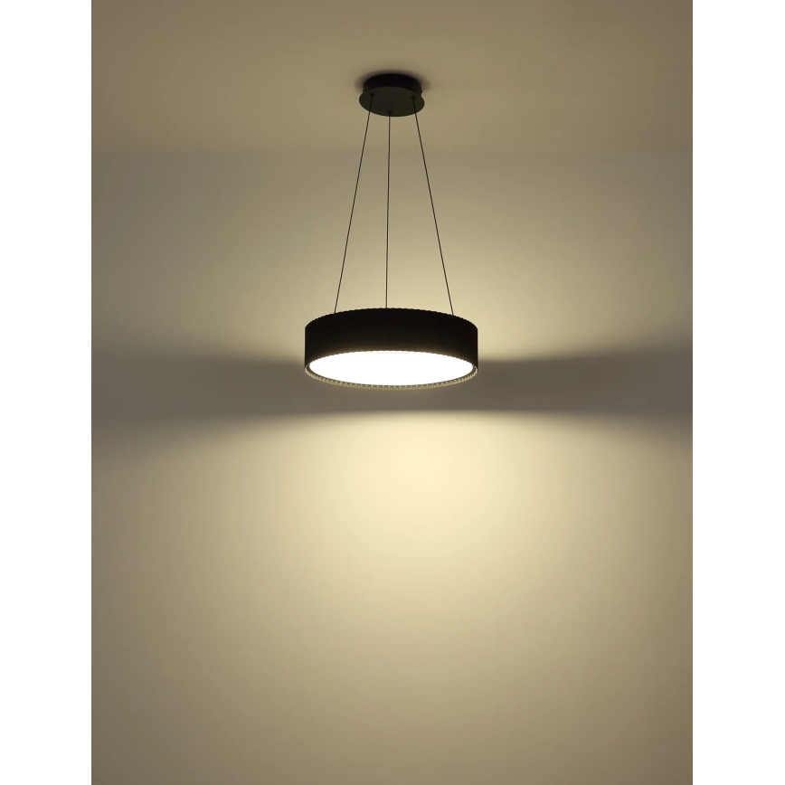 Globo - Lustră LED suspendată pe cablu LED/45W/230V 2700/4000/6000K, diam. 46 cm, negru