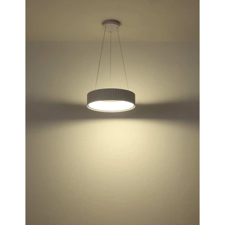 Globo - Lustru LED suspendat pe cablu LED/45W/230V 2700/4000/6000K Ø 46 cm alb