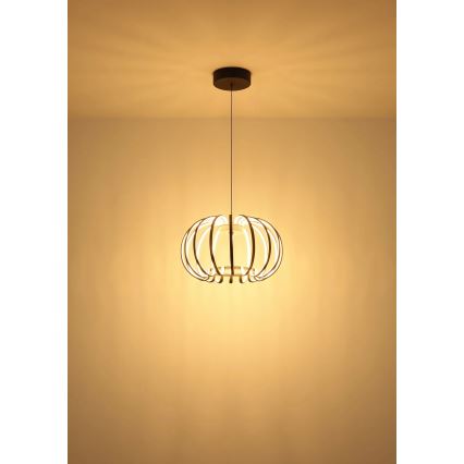 Globo - Lustră LED dimerizabilă suspendată pe cablu, LED/40W/230V, 3000K, neagră