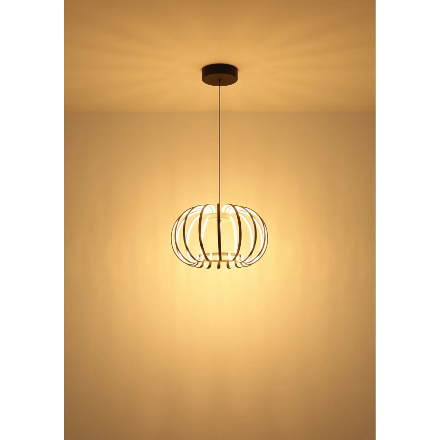 Globo - Lustră LED dimerizabilă suspendată pe cablu, LED/40W/230V, 3000K, neagră