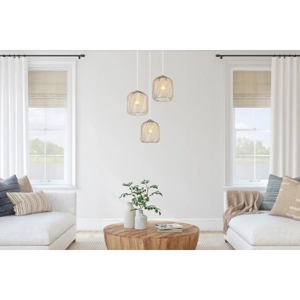 Globo - Lustră pe cablu 3xE27/40W/230V