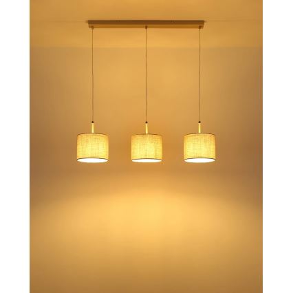 Globo - Lustră suspendată pe cablu 3xE27/40W/230V