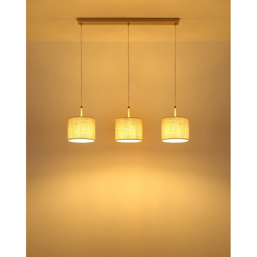 Globo - Lustră suspendată pe cablu 3xE27/40W/230V
