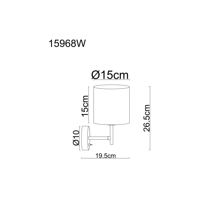 Globo - Aplică de perete 1xE14/40W/230V