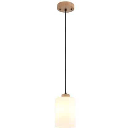 Globo - Lampă suspendată pe cablu 1xE27/60W/230V bej/alb