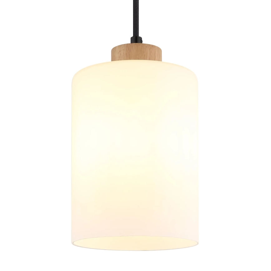 Globo - Lampă suspendată pe cablu 1xE27/60W/230V bej/alb