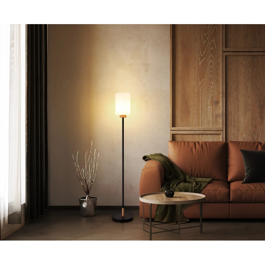Globo - Lampadar 1xE27/60W/230V negru/alb
