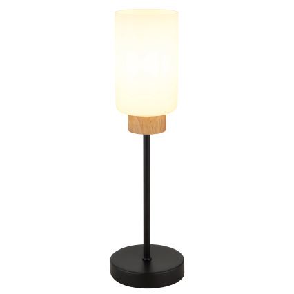 Globo - Lampă de masă 1xE27/60W/230V negru/alb