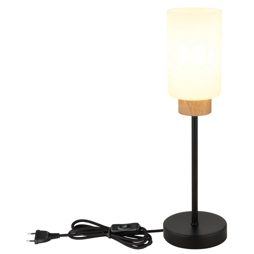 Globo - Lampă de masă 1xE27/60W/230V negru/alb