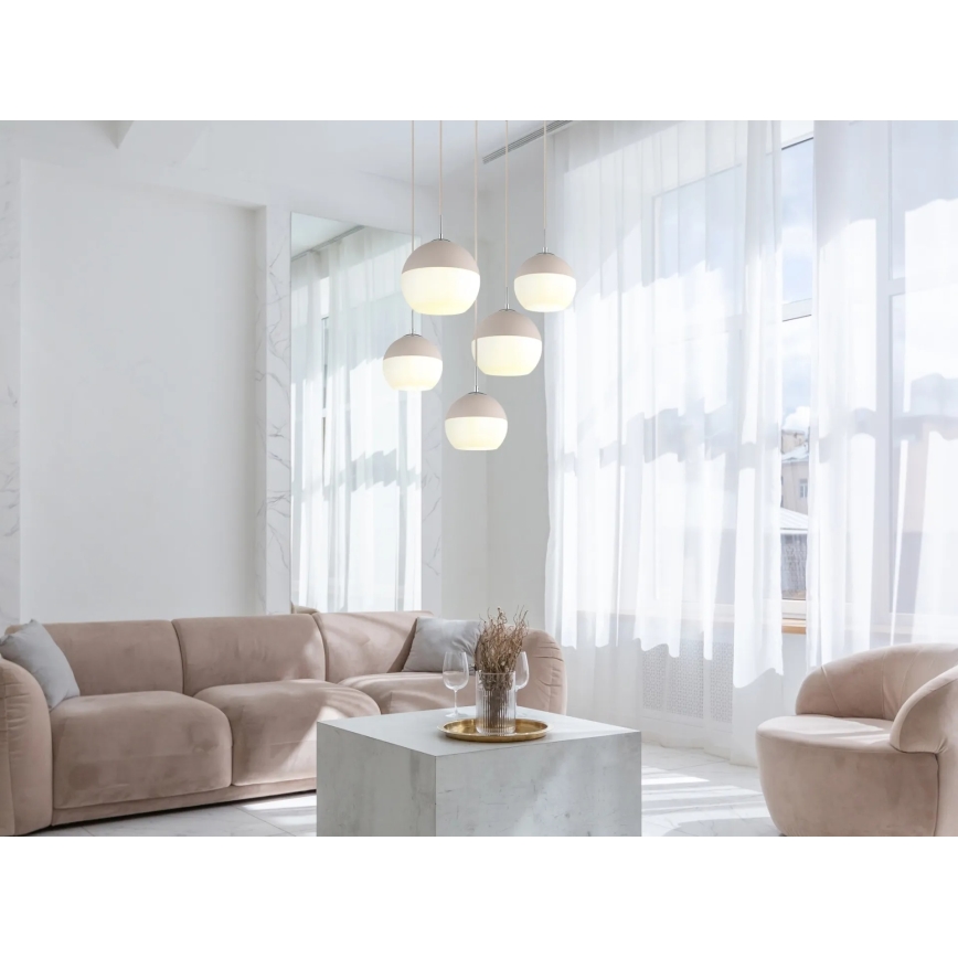 Globo - Candelabru suspendat pe cablu 5xE27/60W/230V