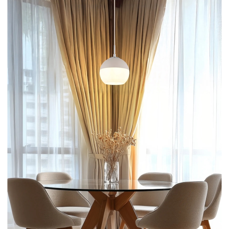 Globo - Lustra suspendată pe cablu, 1 x E27/60W/230V, Ø 20 cm