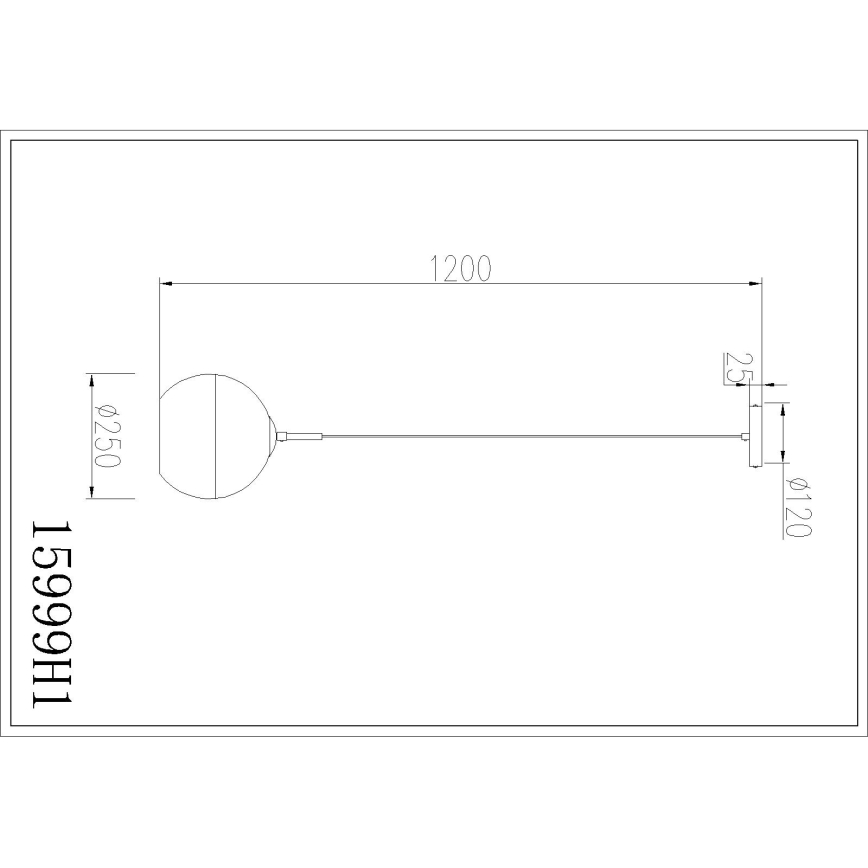 Globo - Lustru suspendat pe cablu, 1x E27, 60W, 230V, Ø25 cm