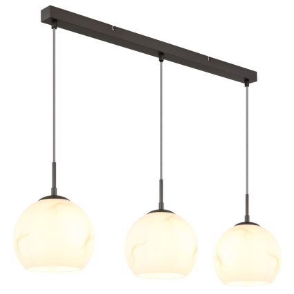 Globo - Lustru suspendat pe cablu 3xE27/60W/230V