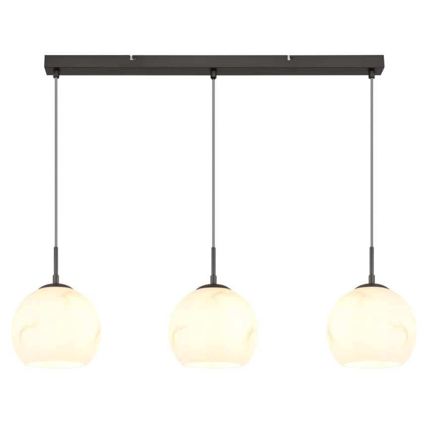 Globo - Lustru suspendat pe cablu 3xE27/60W/230V