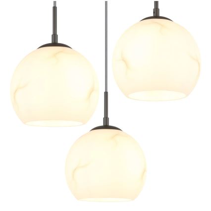 Globo - Lustră suspendată pe cablu 3xE27/60W/230V Ø 42,5 cm