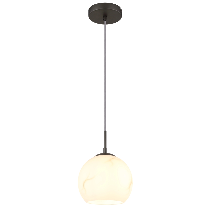 Globo - Lustră suspendată pe cablu 1xE27/60W/230V diam. 20 cm