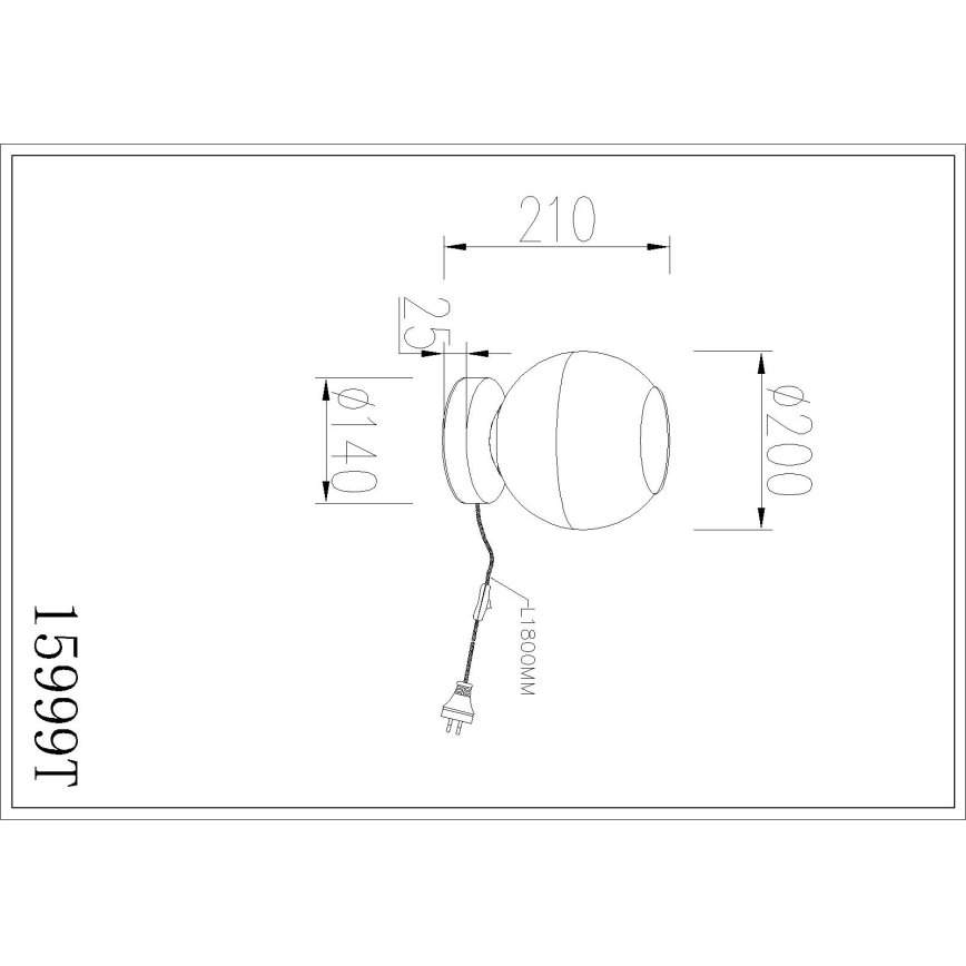 Globo - Lampă de masă 1xE27/60W/230V