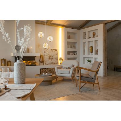 Globo - Lustră LED pe cablu LED/24W/230V 3000K aurie
