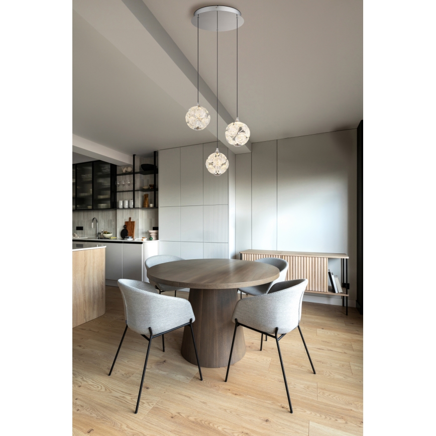 Globo - Candelabru LED suspendat pe cablu LED/24W/230V