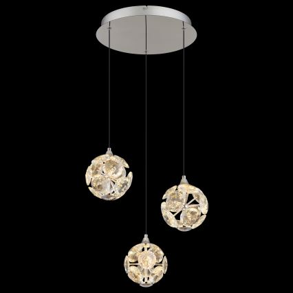 Globo - Candelabru LED suspendat pe cablu LED/24W/230V