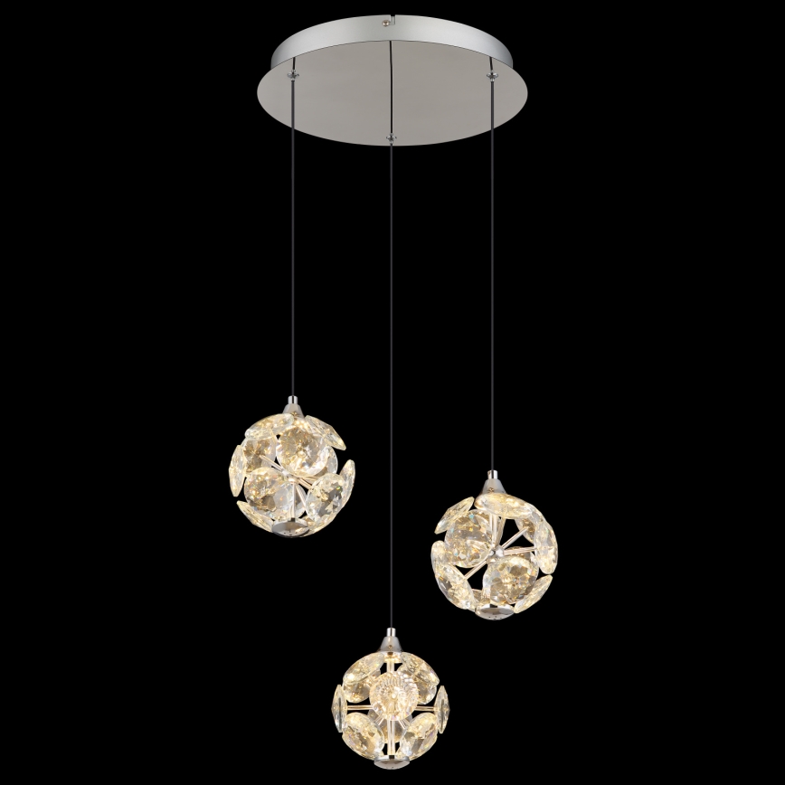 Globo - Candelabru LED suspendat pe cablu LED/24W/230V