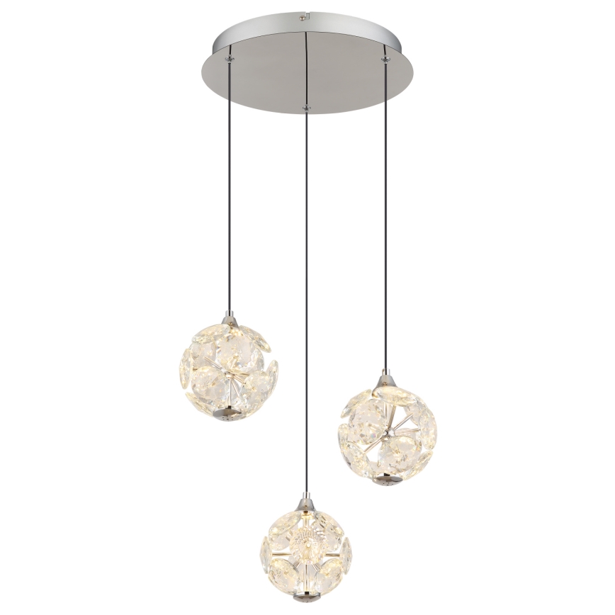 Globo - Candelabru LED suspendat pe cablu LED/24W/230V