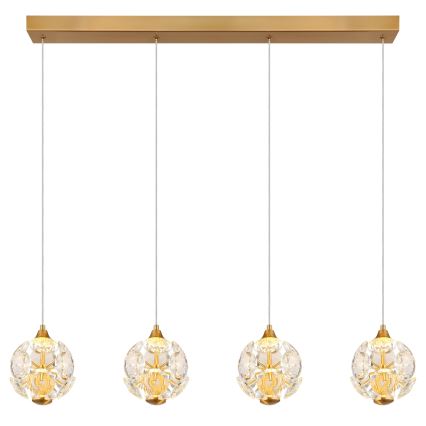 Globo - Lustru LED pe cablu LED/32W/230V 3000K auriu