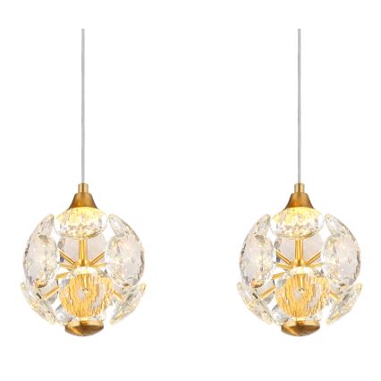 Globo - Lustru LED pe cablu LED/32W/230V 3000K auriu