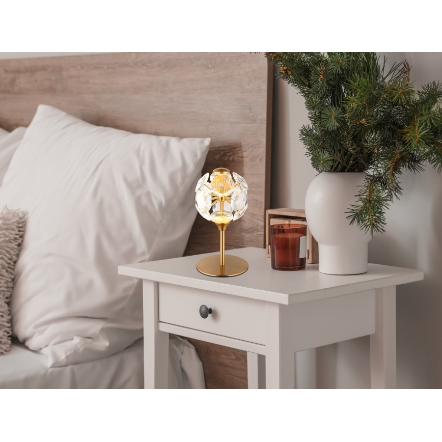 Globo - Lampă de masă LED/8W/230V 3000K aurie