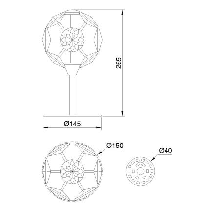 Globo - LED Lampă de birou LED/8W/230V