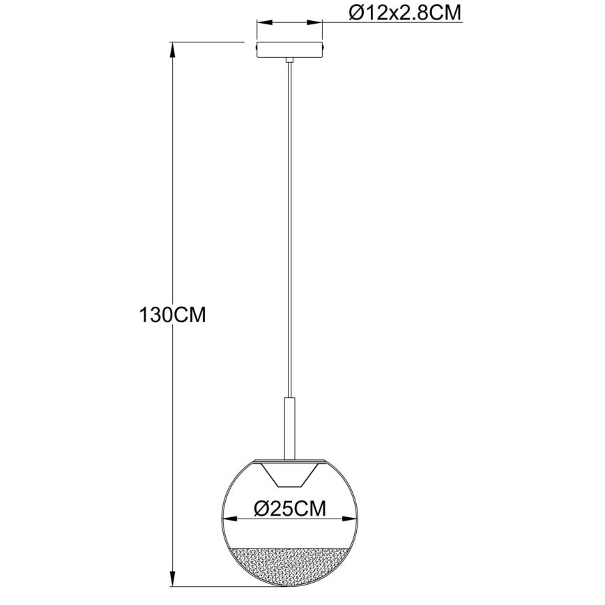 Globo - Lustru LED suspendat pe cablu LED/8W/230V