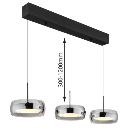 Globo - Lustră LED pe cablu LED/30W/230V 3000K
