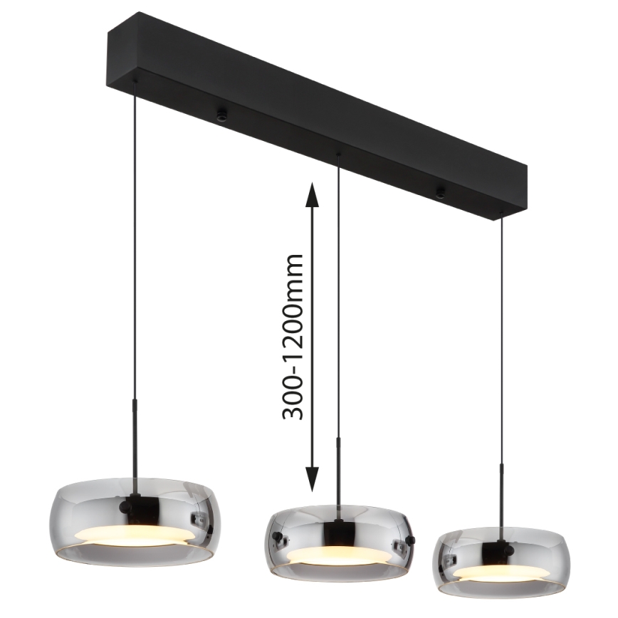 Globo - Lustră LED pe cablu LED/30W/230V 3000K