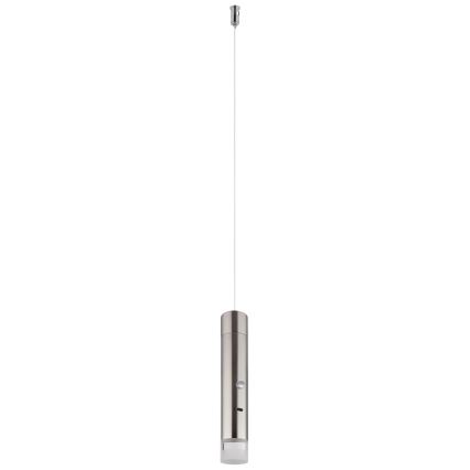 Globo - Lampă LED reîncărcabilă tactilă dimmabilă 2în1 LED/2W/230/5V crom mat