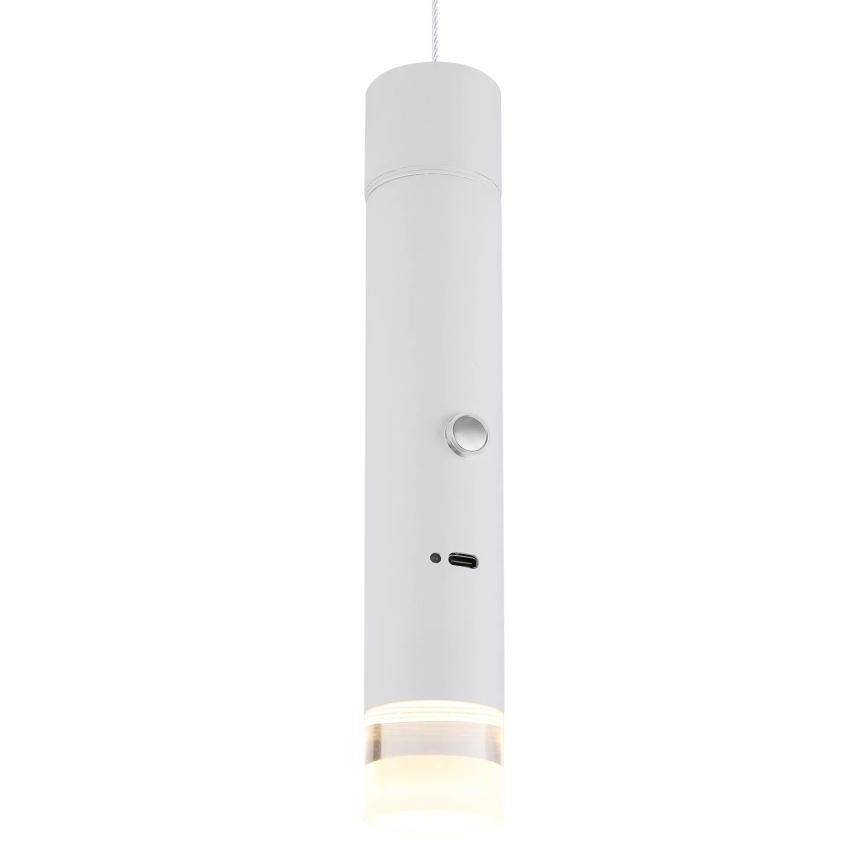 Globo - Lampă LED reîncărcabilă, tactilă și reglabilă 2-în-1, LED/2W/230/5V, albă