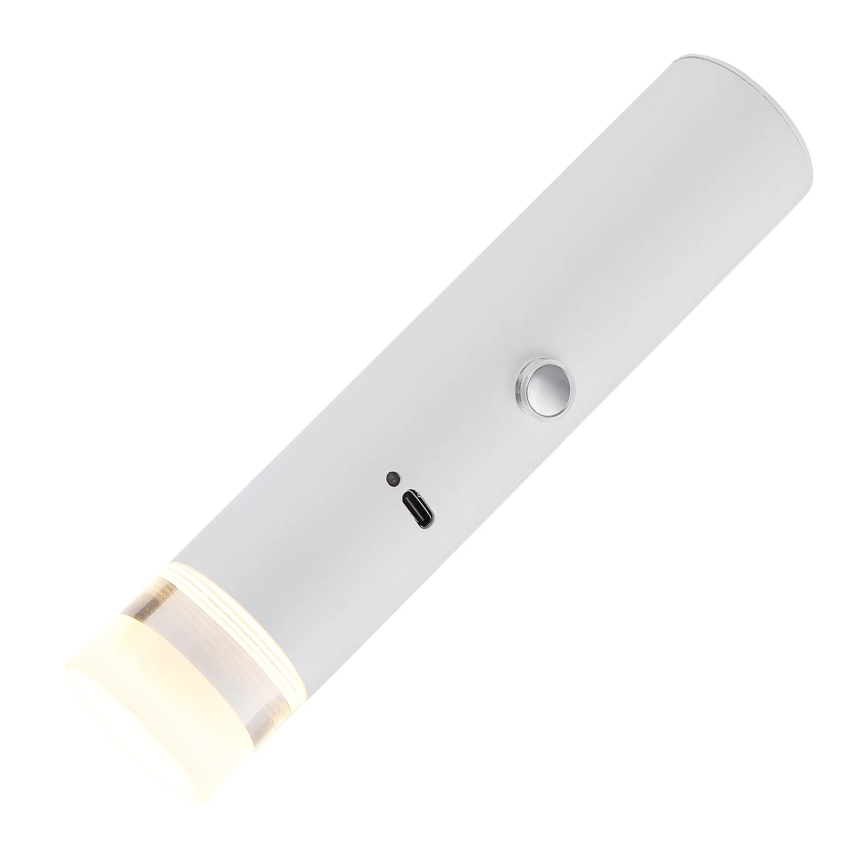 Globo - Lampă LED reîncărcabilă, tactilă și reglabilă 2-în-1, LED/2W/230/5V, albă