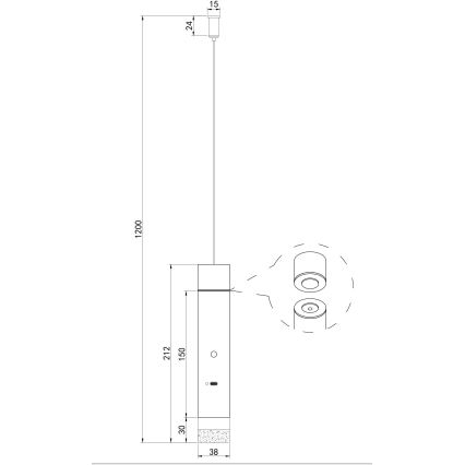 Globo - Lampă LED reîncărcabilă, tactilă și reglabilă 2-în-1, LED/2W/230/5V, albă