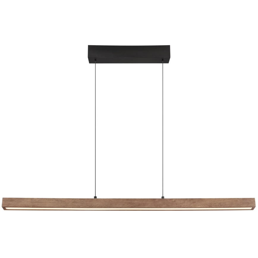 Globo - Lustru LED cu reglare tactilă, suspendat pe cablu LED/24W/230V + LED/3W 3000K, maro
