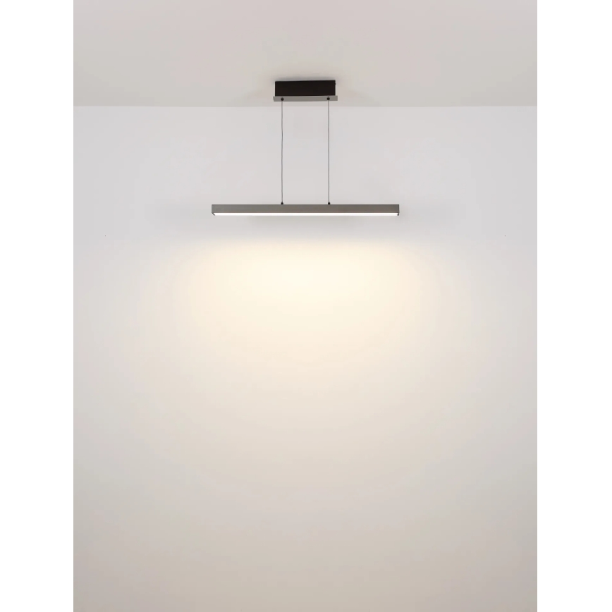 Globo - Lustră LED dimabilă cu control tactil, suspendată pe cablu, LED/39W/230V 2700/4000/6000K, gri