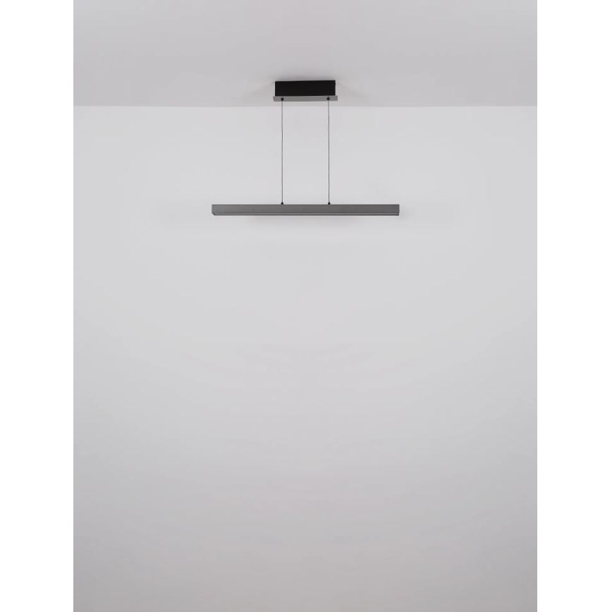 Globo - Lustră LED dimabilă cu control tactil, suspendată pe cablu, LED/39W/230V 2700/4000/6000K, gri