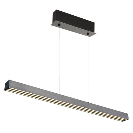 Globo - Lustră LED dimabilă cu control tactil, suspendată pe cablu, LED/39W/230V 2700/4000/6000K, gri