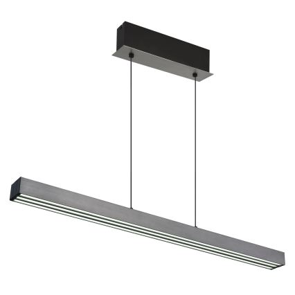 Globo - Lustră LED dimabilă cu control tactil, suspendată pe cablu, LED/39W/230V 2700/4000/6000K, gri
