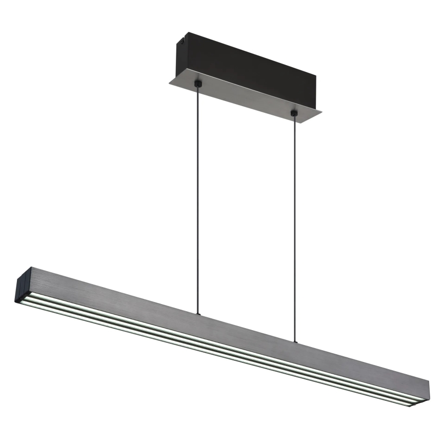 Globo - Lustră LED dimabilă cu control tactil, suspendată pe cablu, LED/39W/230V 2700/4000/6000K, gri