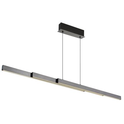 Globo - Lustră LED dimabilă cu control tactil, suspendată pe cablu, LED/39W/230V 2700/4000/6000K, gri
