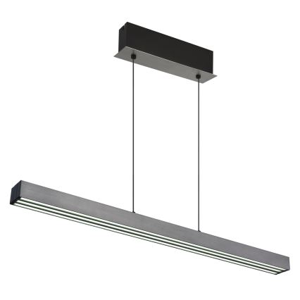 Globo - Lustru LED reglabil cu control tactil, suspendat pe cablu LED/39W/230V 2700/4000/6000K crom mat
