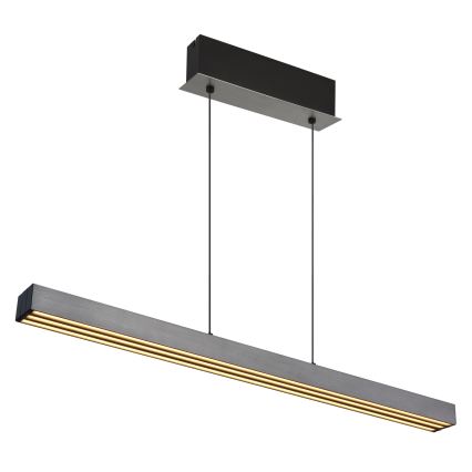 Globo - Lustru LED reglabil cu control tactil, suspendat pe cablu LED/39W/230V 2700/4000/6000K crom mat