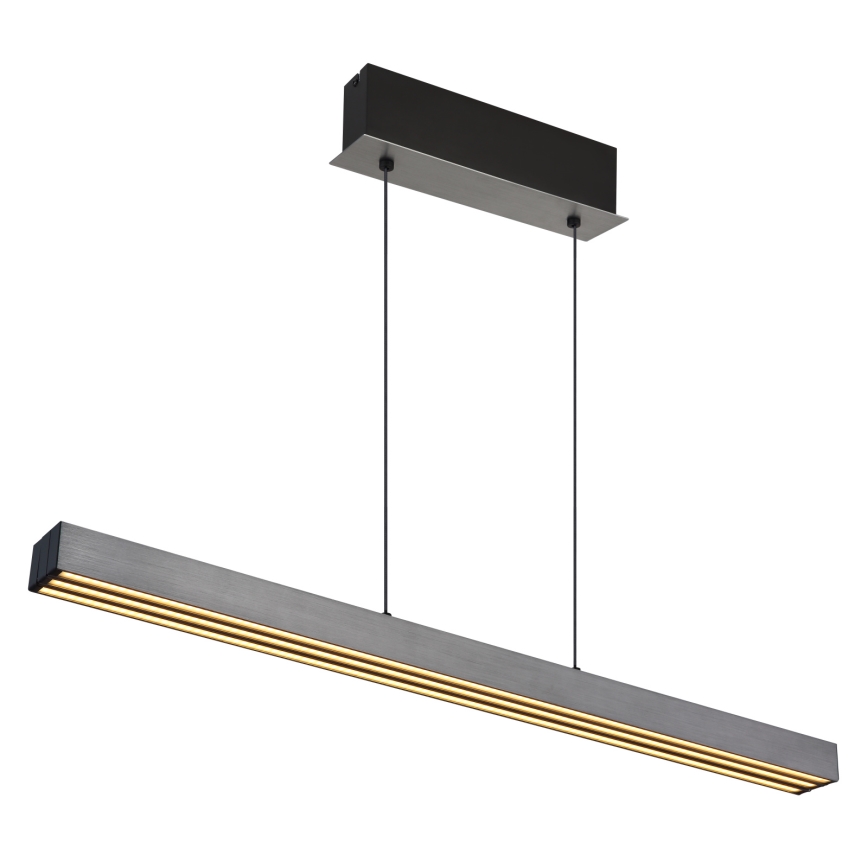 Globo - Lustru LED reglabil cu control tactil, suspendat pe cablu LED/39W/230V 2700/4000/6000K crom mat